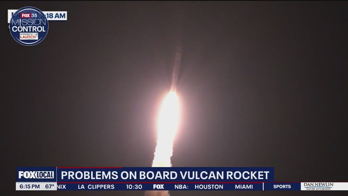 Astrobotic moon lander experiences issues after launch
